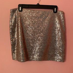 Gold Sequin GAP Skirt Size 6